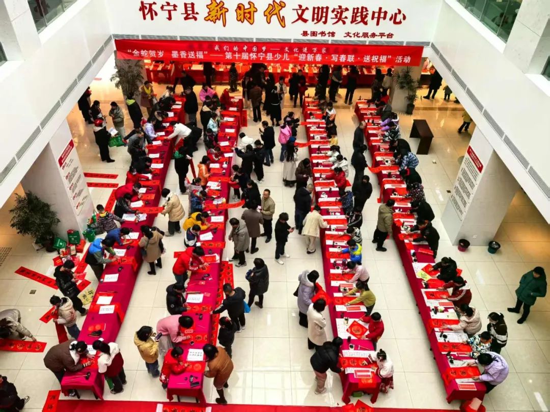 “金蛇贺岁 墨香送福”——第十届怀宁县少儿“迎新春·写春联·送祝福”活动隆重举行